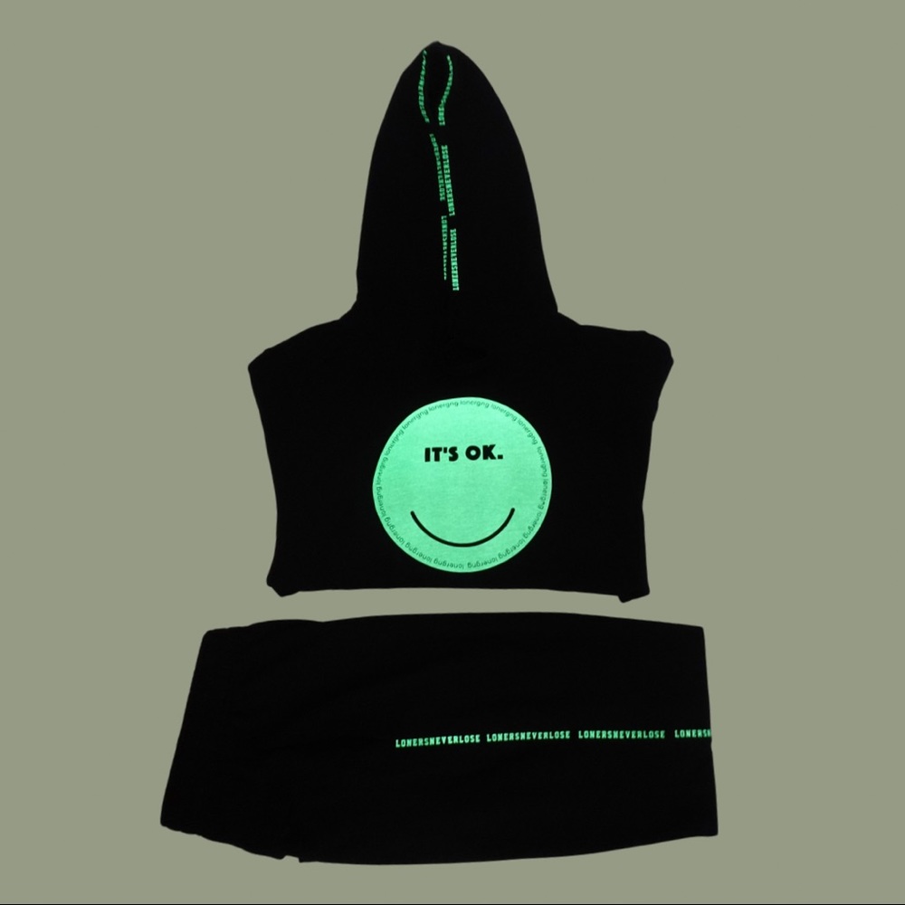 Unisex “ITS OK” Glowing Sweatsuit